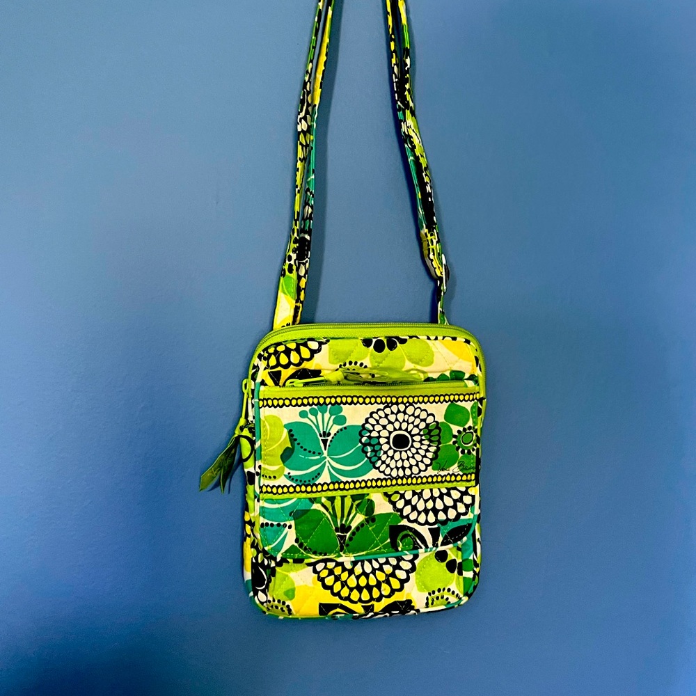 Vera Bradley Mini Hipster Crossbody Bag, Lime’s Up